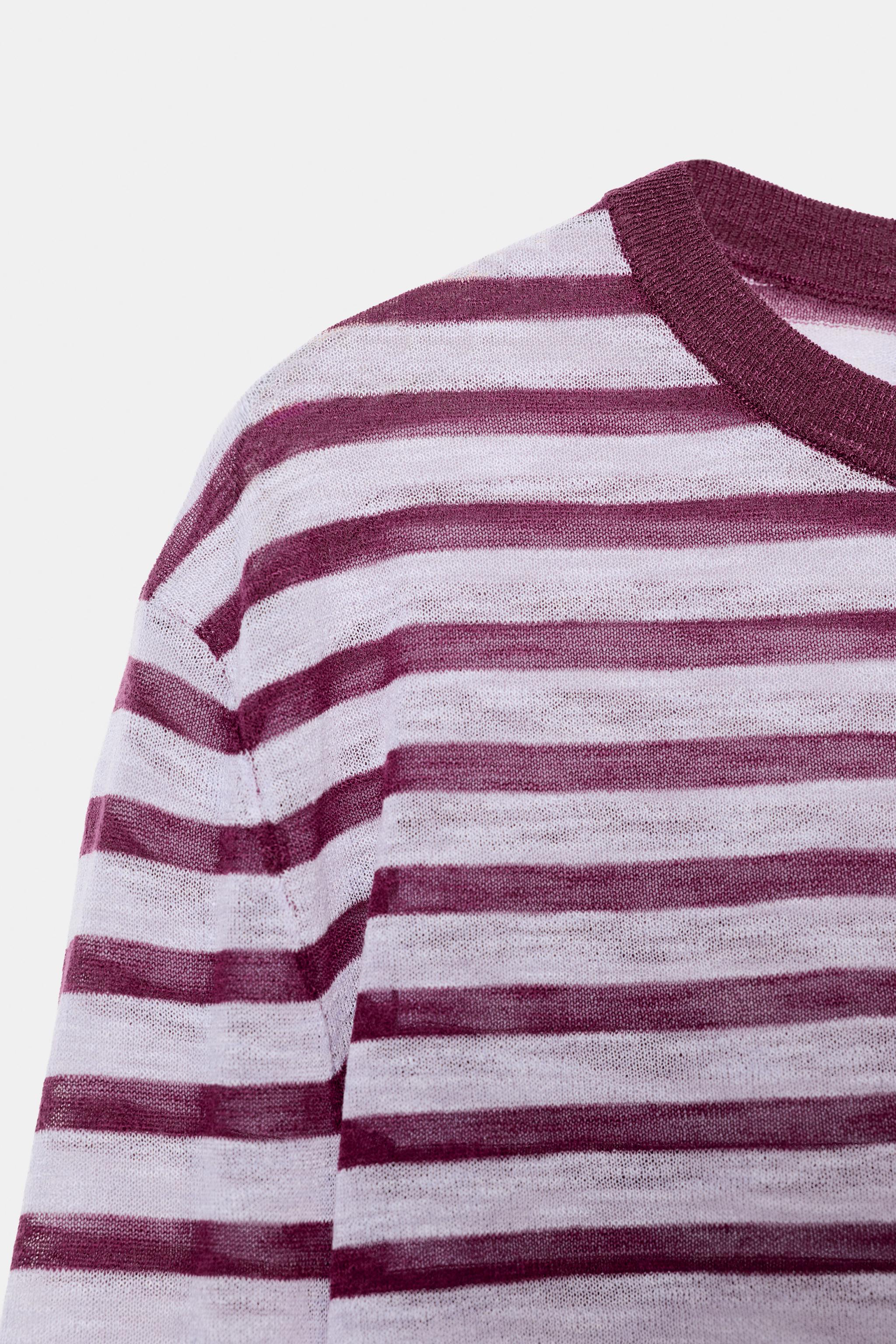 STRIPED KNIT JUMPER